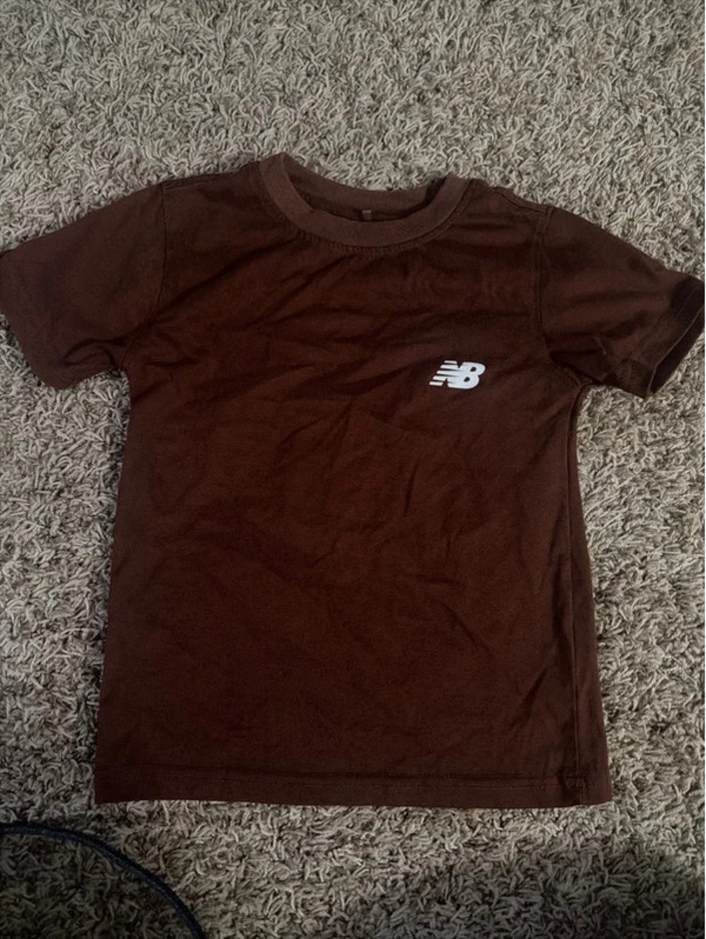 New Balance Boys 5/6 Brown Shirt